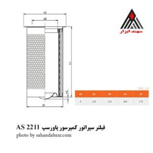 فیلتر سپراتور پاورسپ AS2211