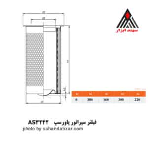 فیلتر سپراتور پاورسپ AS3242